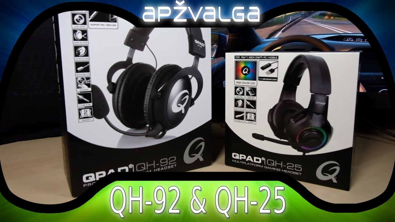 Šaltas dušas konkurentams! - Qpad QH-92 & QH-25 Apžvalga