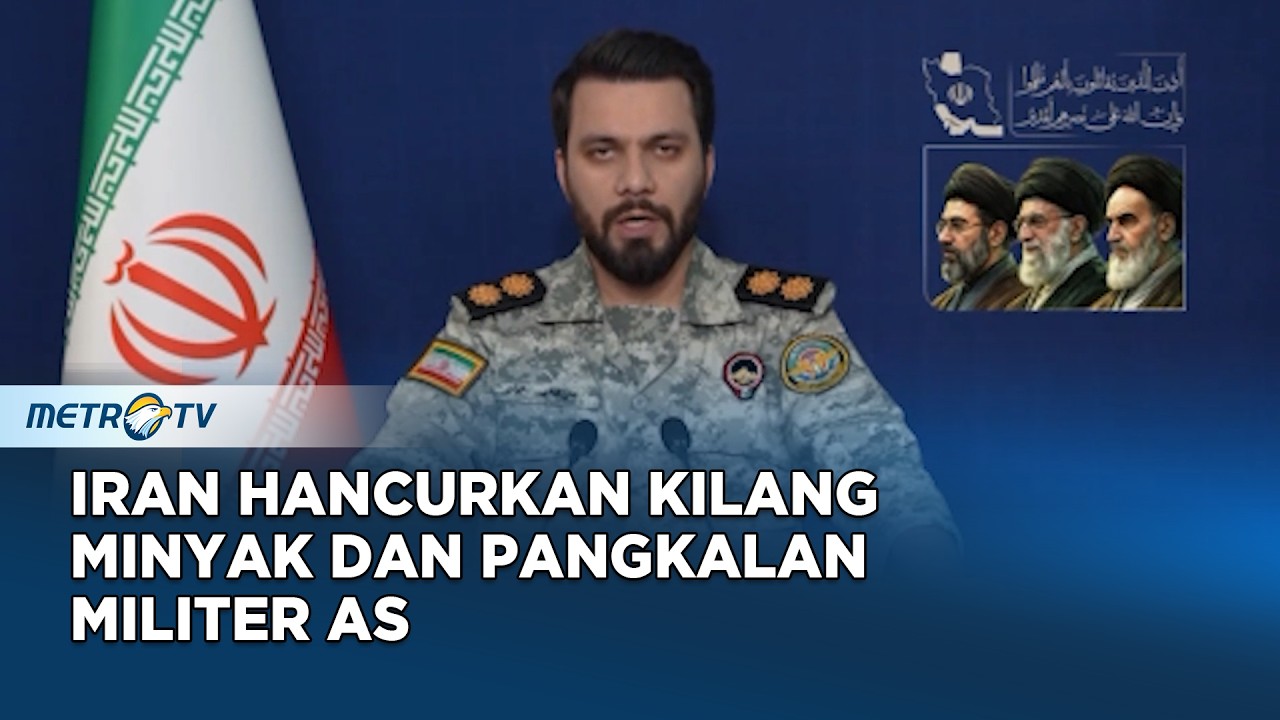 Serangan IRGC Targetkan Kilang Minyak Haifa dan Pangkalan AS