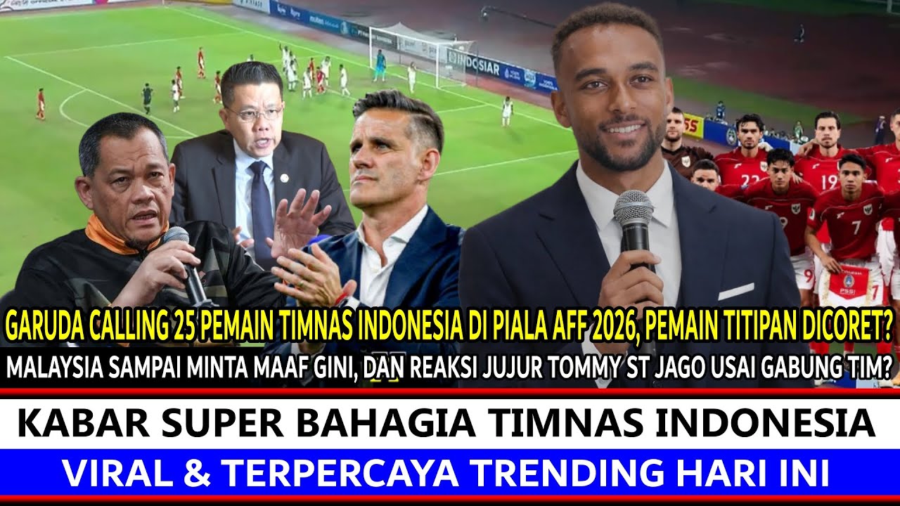 Raksasa Eropa Bantu Indonesia ‼️ J Herdman Umumkan 25 Pemain Timnas, Reaksi Tommy & Malaysia Really❓