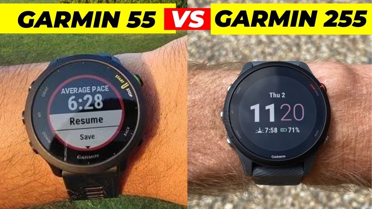 FORERUNNER 55 vs FORERUNNER 255: Qual Garmin Escolher?