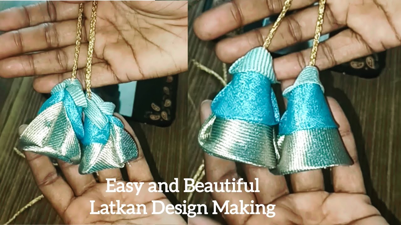 Easy and Beautiful Latkan Design Making. 