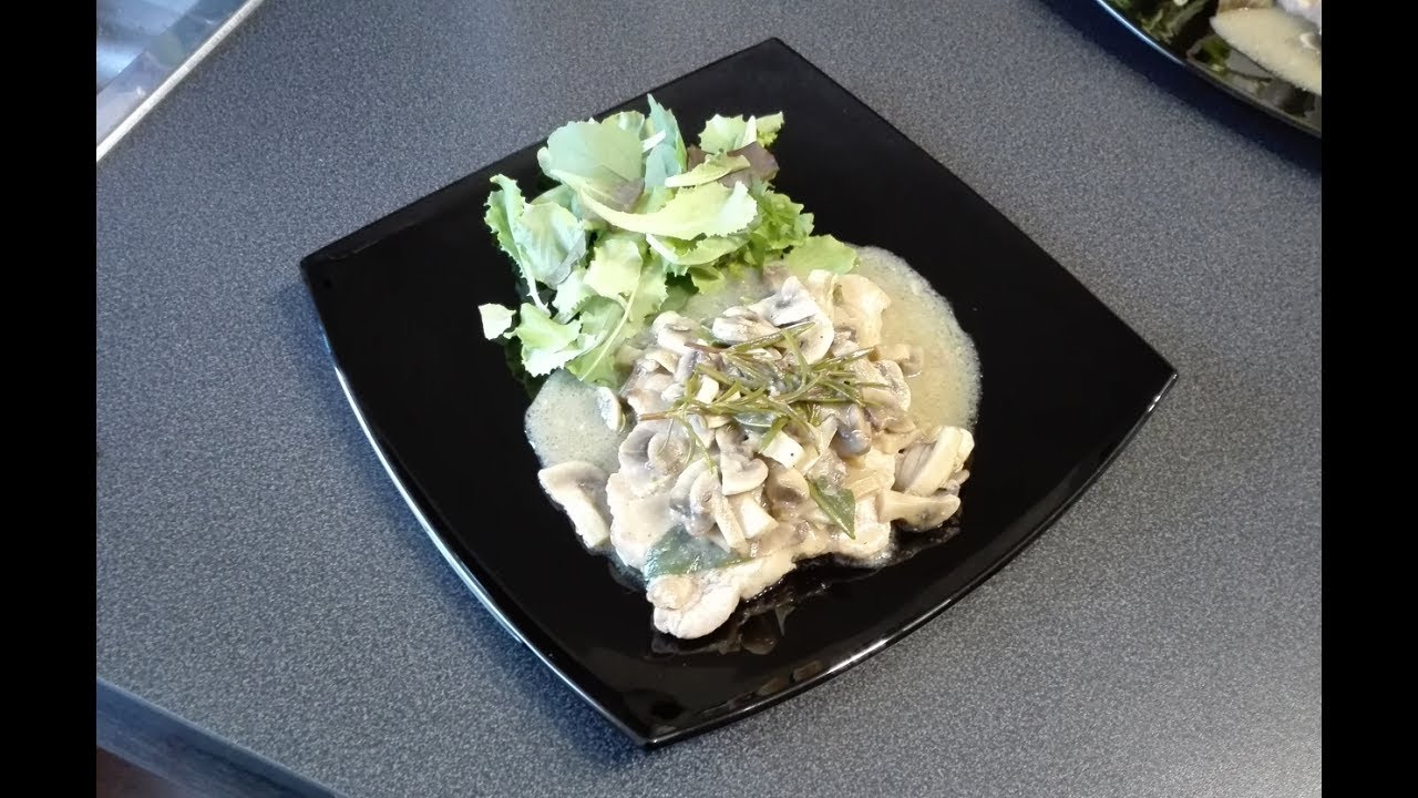 Ricetta Scaloppina / Scaloppa ai Funghi - In Cucina con lo Chef De. Op.