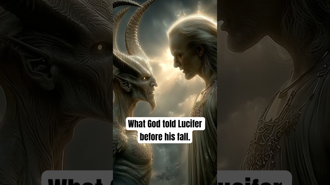 What God told Lucifer before his fall. #bible #god