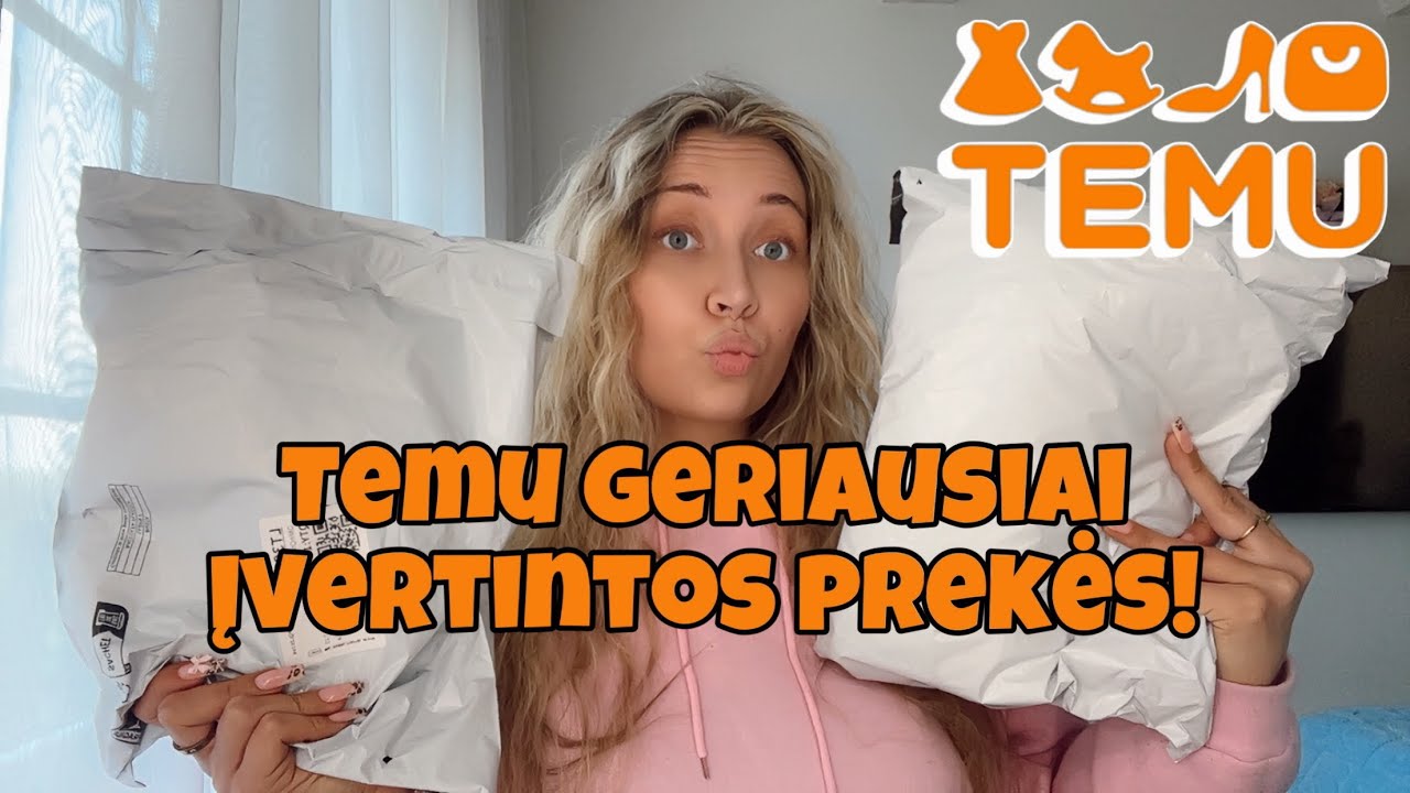 TEMU GERIAUSIAI ĮVERTINTŲ PREKIŲ HAULAS! [ENG SUB]