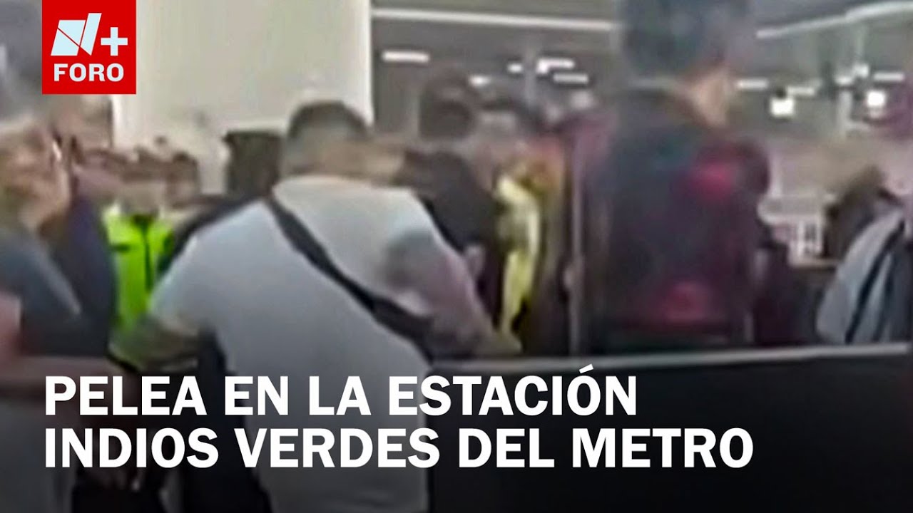 Ri&ntilde;a en el Metro CDMX: Dos polic&iacute;as lesionados en Indios Verdes - Paralelo 23