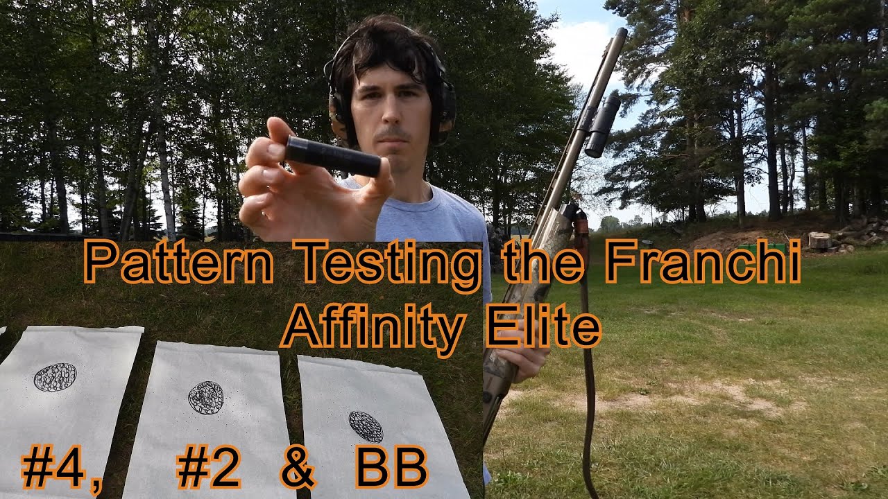 Pattern Testing the Franchi Affinity Elite, #4, #2 and BB Shot 3.5
