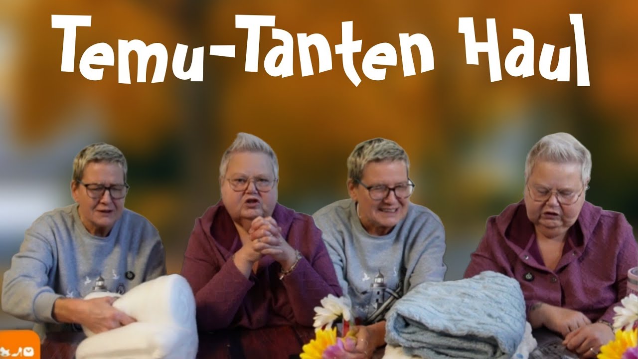 &bdquo;Wir haben TEMU leergekauft! 🤣 Die verr&uuml;cktesten Funde der Temu-Tanten&ldquo;