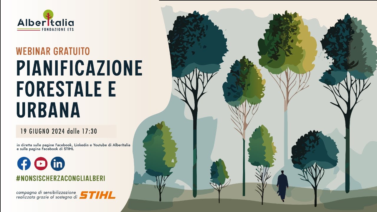 Pianificazione forestale e urbana - secondo webinar della campagna 