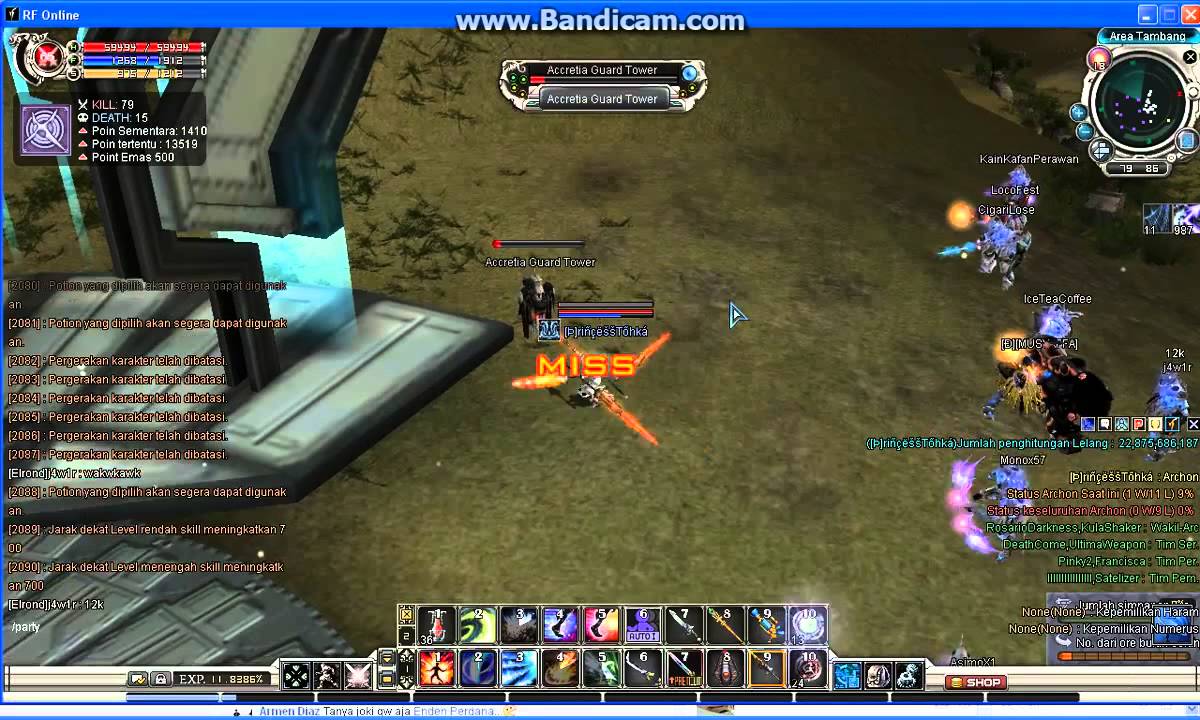 cheat rf online server cygnuswar