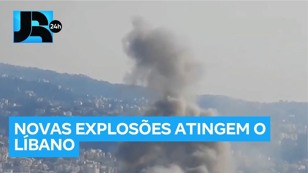 Explosões atingem Beirute, no Líbano, após ataques de Israel a alvos do Hezbollah