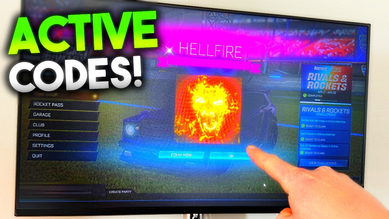 Действующие коды Rocket League! (Используйте их прямо сейчас!)