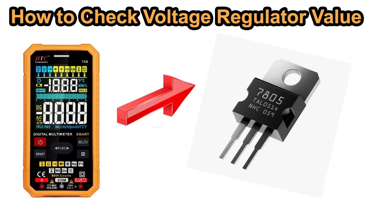How to test and select the voltage Regulator | 7809 | 7805 | Multimeter | GKS Info Tech