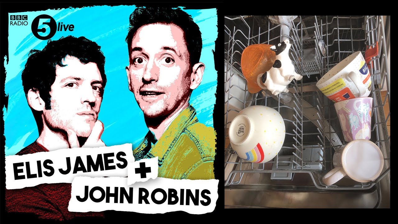 Elis' Dishwasher Stacking Technique - Elis James and John Robins (BBC Radio 5 Live)