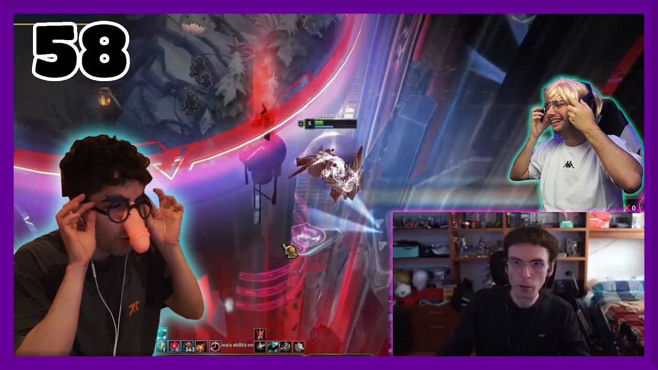 DEIDARA PYKE 1 VS 9 🔥 ☠️ DARKCHRI MORDEKAISER INCIDENT 😂 💯 - Lol Italia Highlights 58