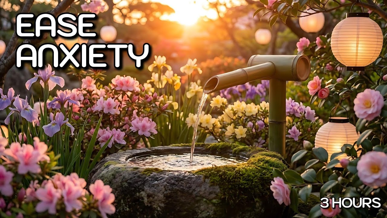 🍃 Ease Anxiety & Tension | Relaxing Piano Music for Inner Calm (3 Hours)