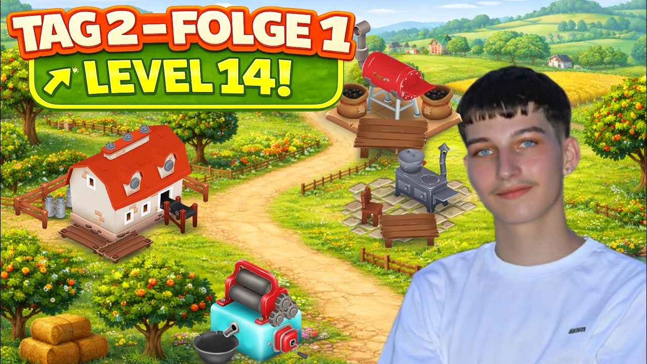Hay Day | TAG 2 – FOLGE 1 🚜 Level 14 erreicht & neue Maschinen geöffnet!