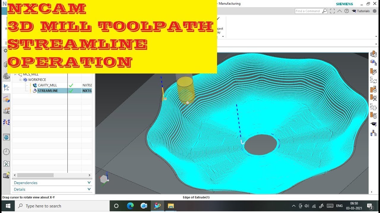 Фрезерование NX CAM || Оптимизация работы || Чистовая обработка NX CAM || Серия CAM -8