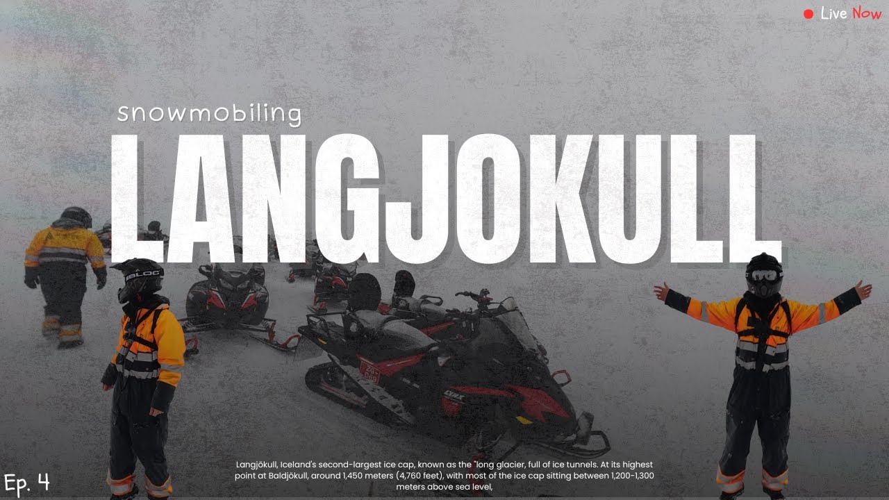 SNOWMOBILING ON ICELANDS SECOND LARGEST GLACIER