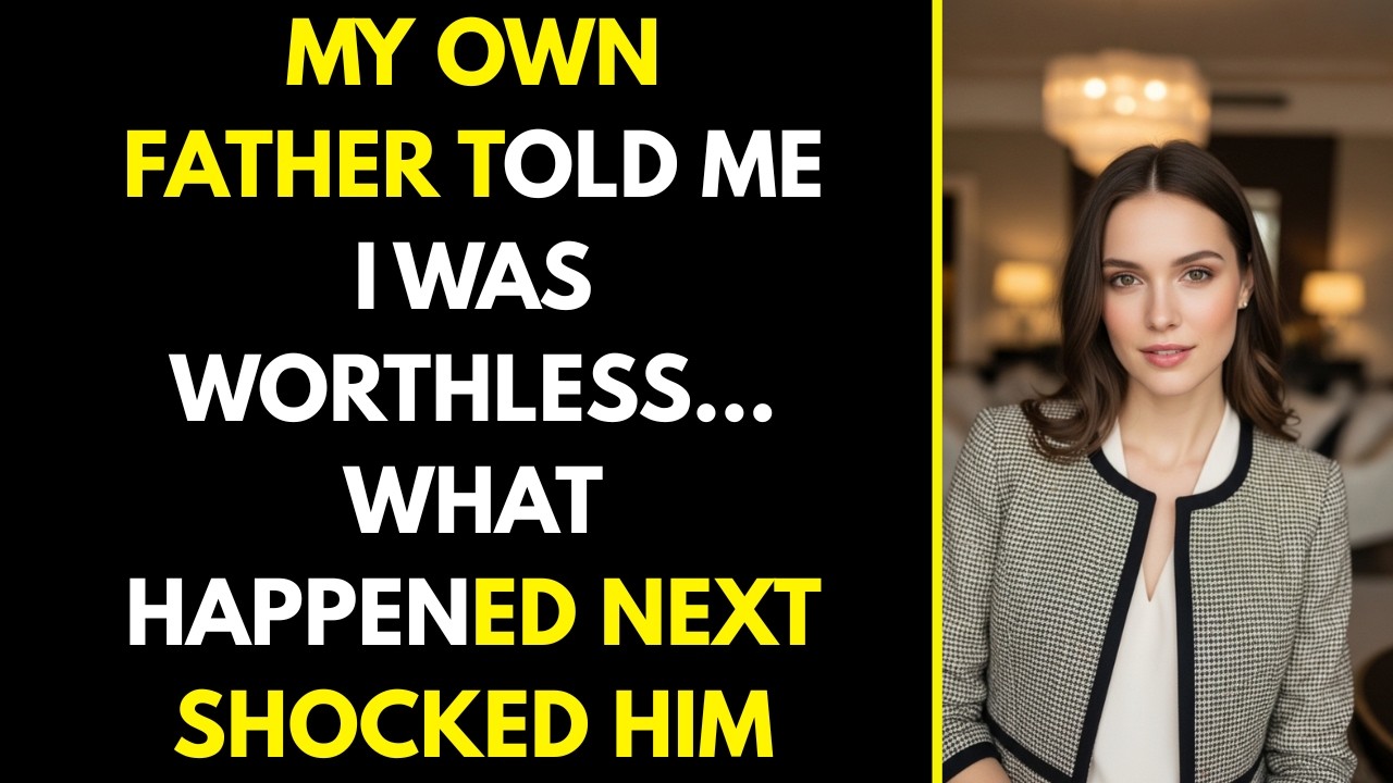 My Own Father Told Me I Was Worthless… What Happened Next Shocked Him