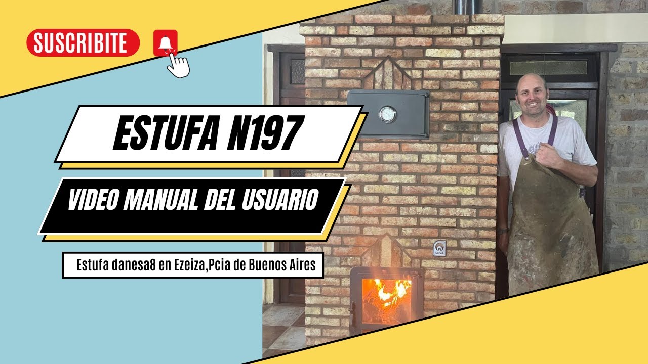Estufa N&ordm; 197. Rocket Danesa8. Video Manual del Usuario.