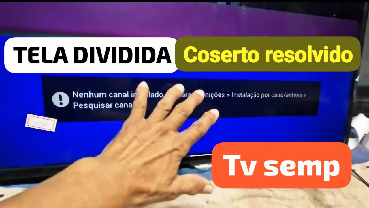 MODELO:32S5970 adaptar tela tv semp dl3245(a)  tela com imagem dividida 