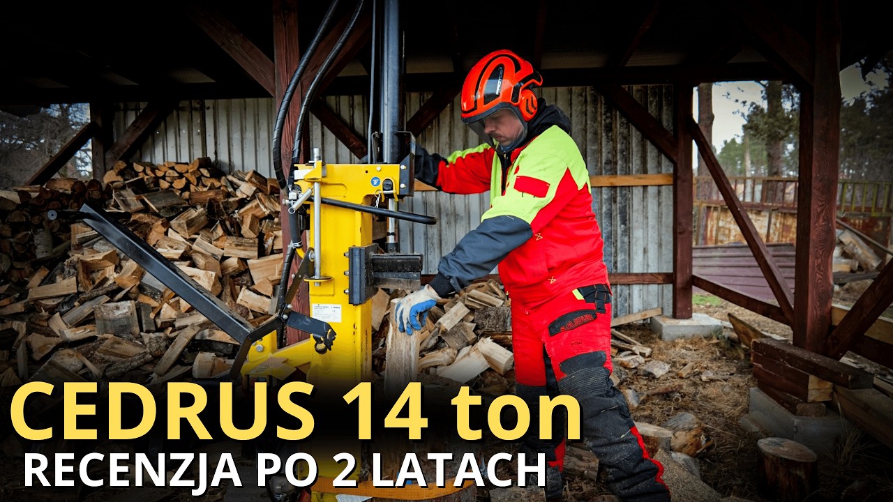 Recenzja ŁUPARKI CEDRUS 14 ton po dw&oacute;ch latach intensywnego użytkowania - WADY I ZALETY ||Okiem ZULa