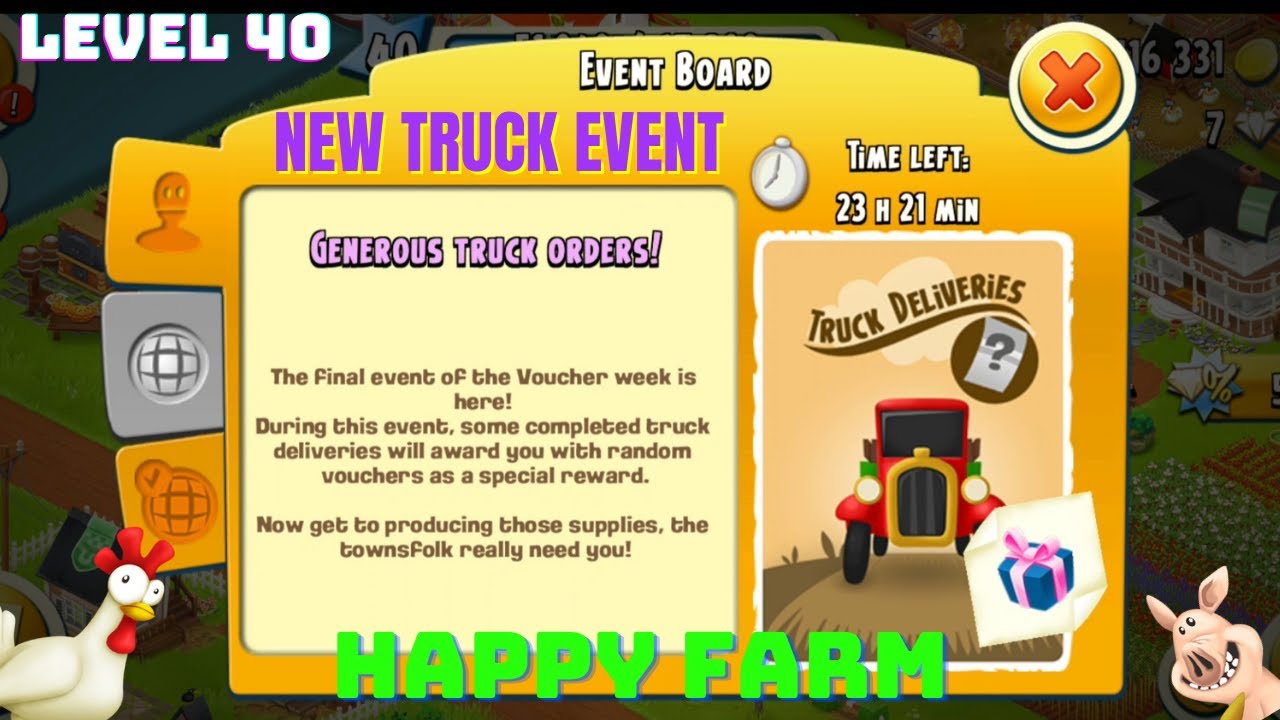 New Truck Event Start || Hay Day Gameplay