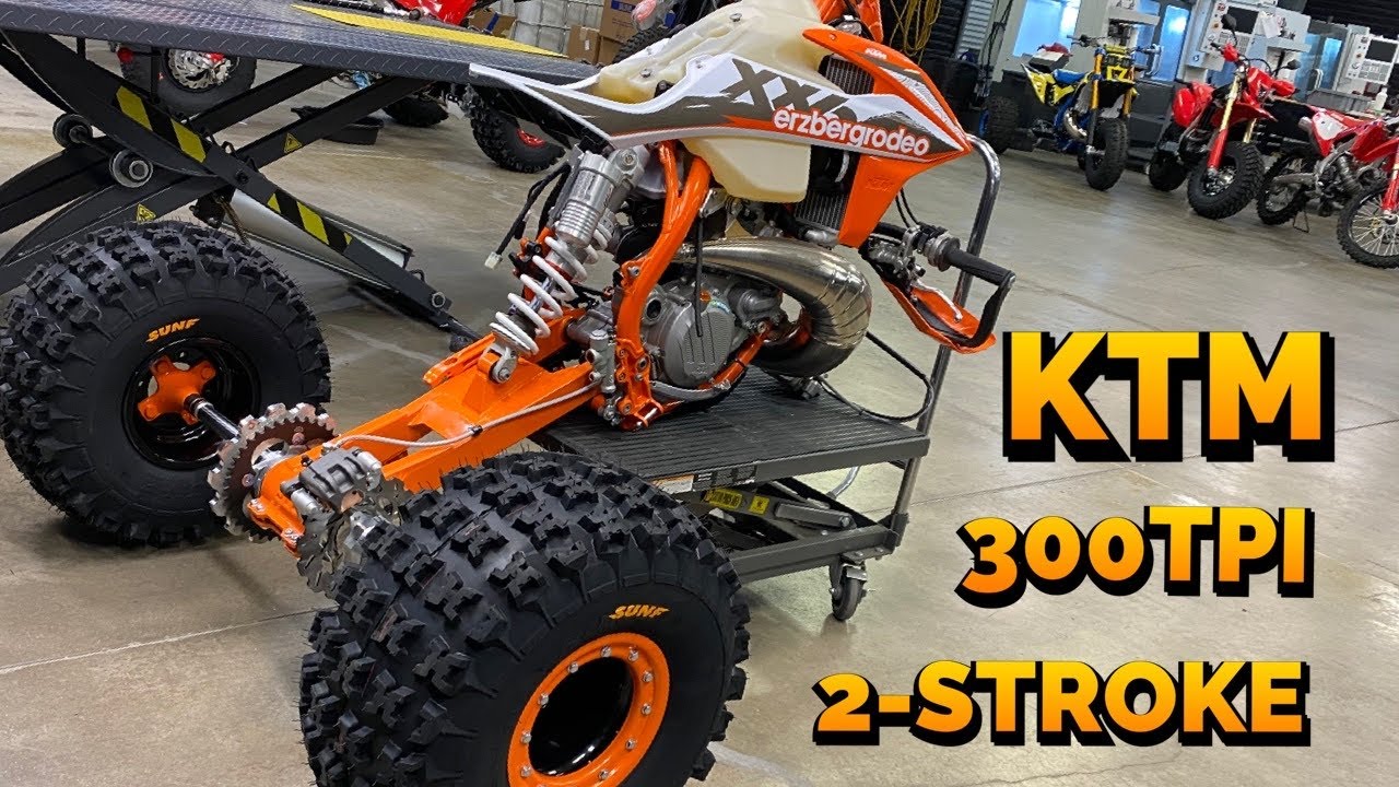 2021 KTM 300 XC-W TPI 2 STROKE TRIKE BUILD  Erzbergrodeo PART 1 Rear End Install