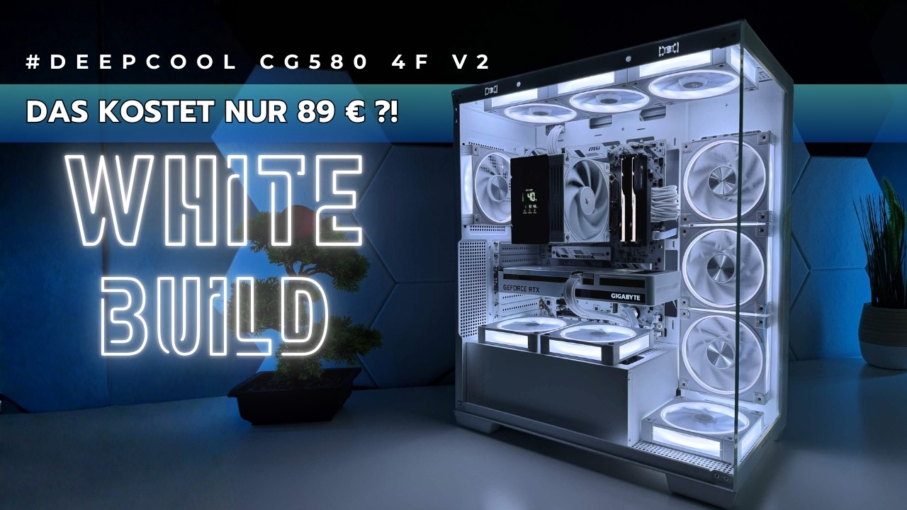 Sieht teuer aus – kostet aber nur 89€! Das DeepCool CG580 4F V2!