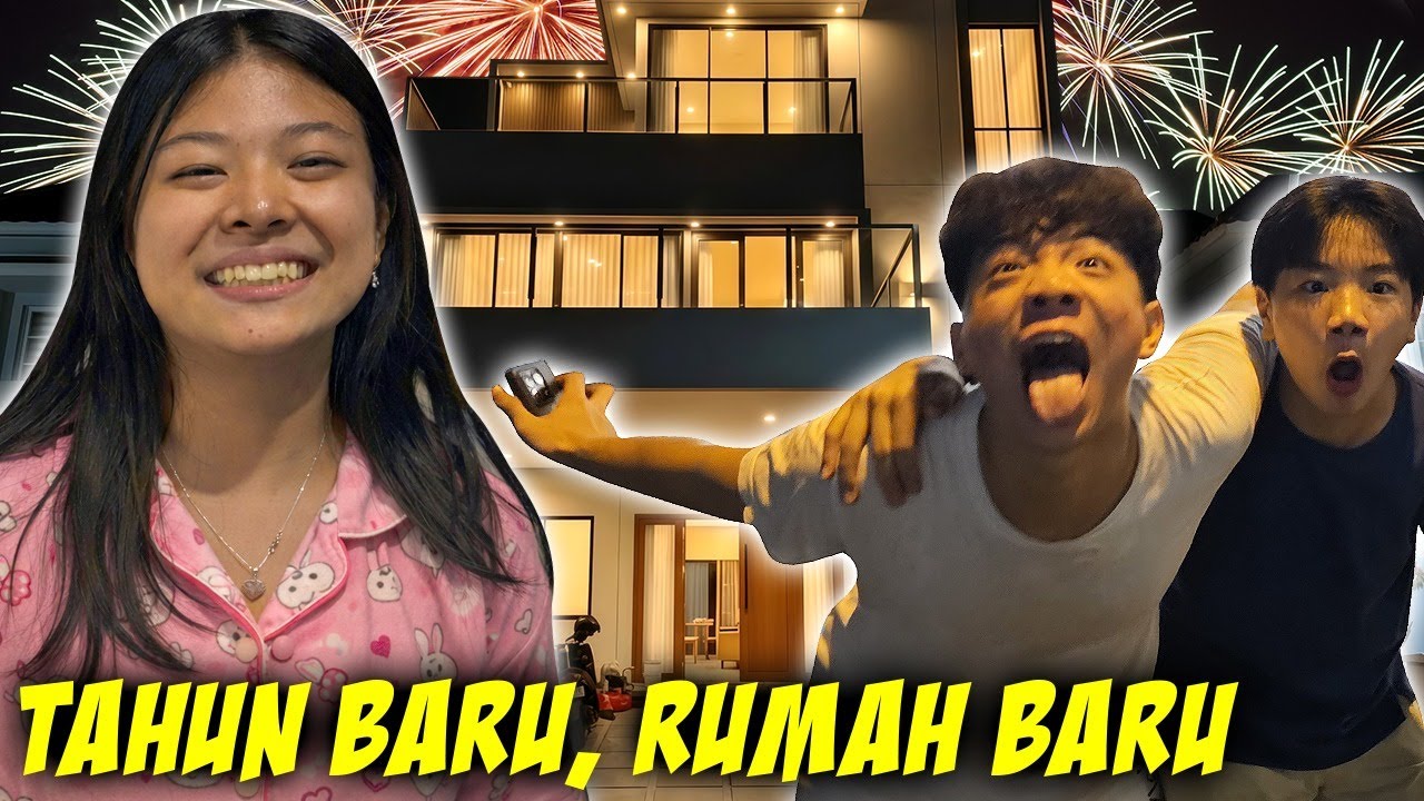 MALAM TAHUN BARU 2026 ! SEPUPU NGINAP RUMAH BARU CnX, CHIARA XAVIER NONTON PETASAN KEMBANG API !
