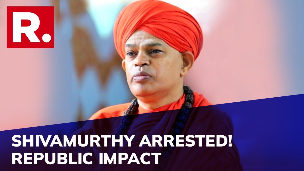 MASSIVE: Rape-Accused Seer Shivamurthy Arrested In Karnataka After Sustained Republic Campaign