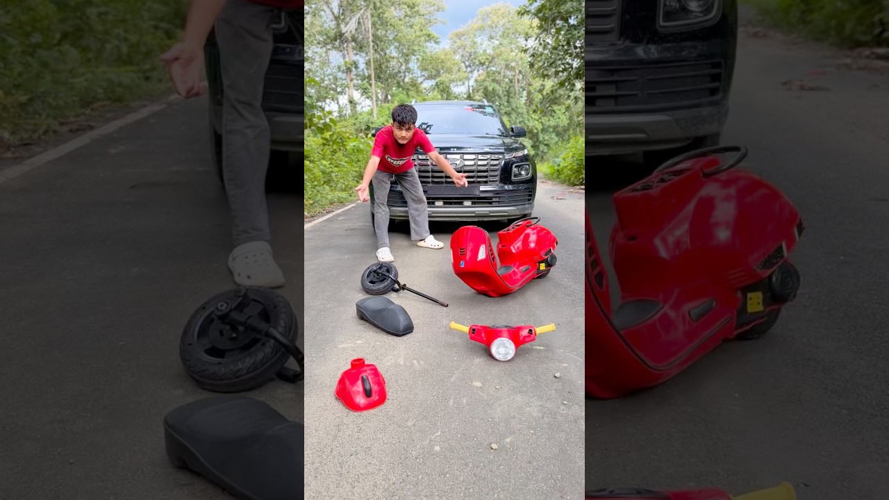 Hyundai Venue Black Colour Deya Rc Vaspa Scooter Unboxing 😍