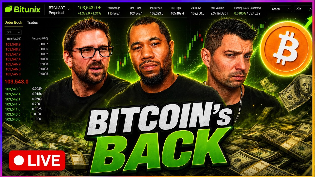 Bitcoin is so Back! Live Trading the Pump!