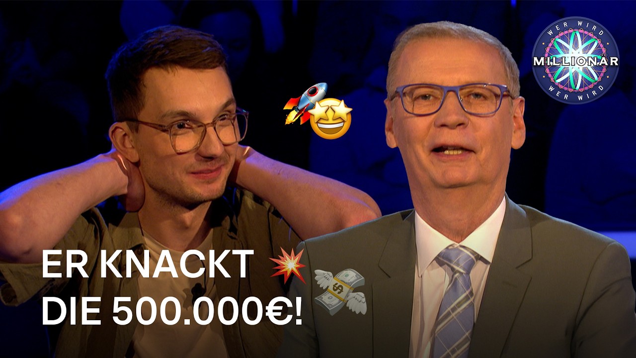 Kandidat wei&szlig; die richtige Antwort SOFORT! ​​🤯​🚀​💶​|​ Wer wird Million&auml;r?