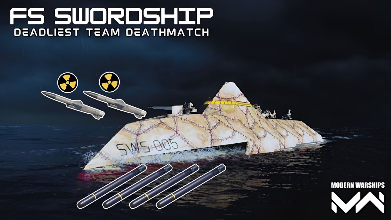 FS Swordship| 2x P-500 Bazalt(Nuke) & 4x Tiger Shark(533mm) Torpedo| Deadliest TDM| Modern Warships