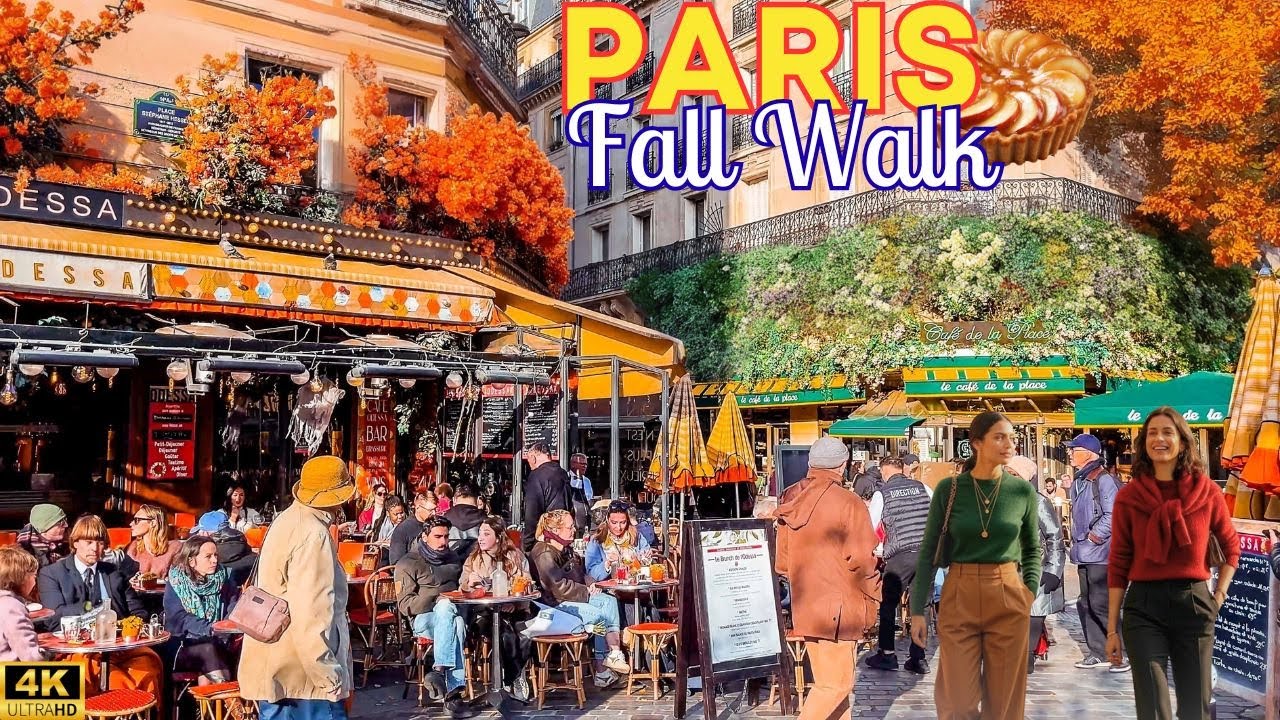 29 October 2025 &ndash; Paris, France 🇫🇷 🥧 | PARIS FALL JOURNEY 4K HDR | Caf&eacute;s, Streets & Autumn Lights