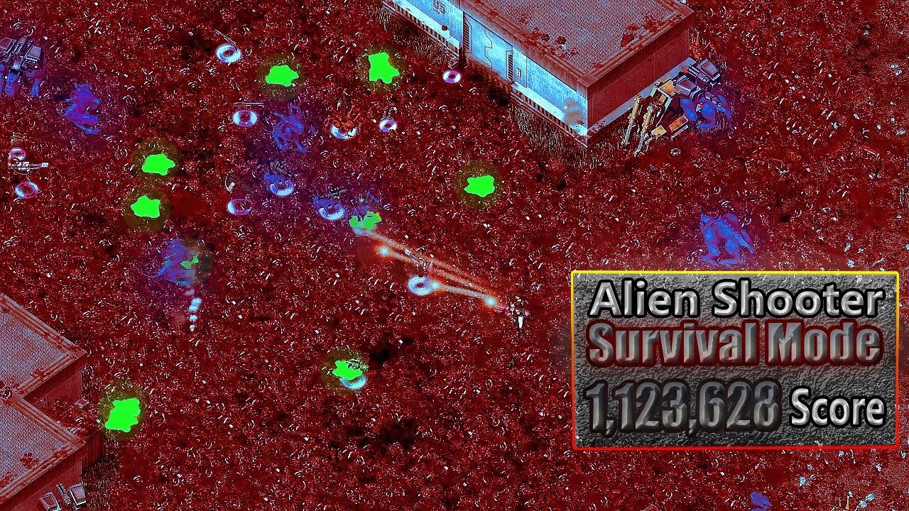 Alien Shooter : Survival mode - on Hard mode - 1,123,628 Score.