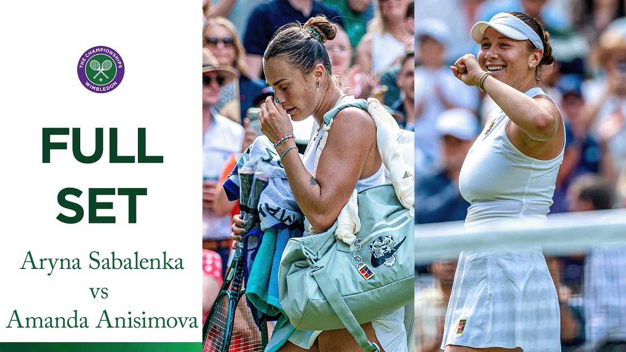 Unforgettable Semi-final Scenes! Aryna Sabalenka vs Amanda Anisimova full final set replay