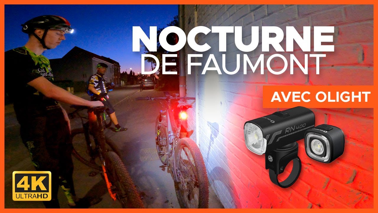 LA NOCTURNE DE FAUMONT 2021 | Avec Olight RN120 & RN 400 | VTT XC | MTB