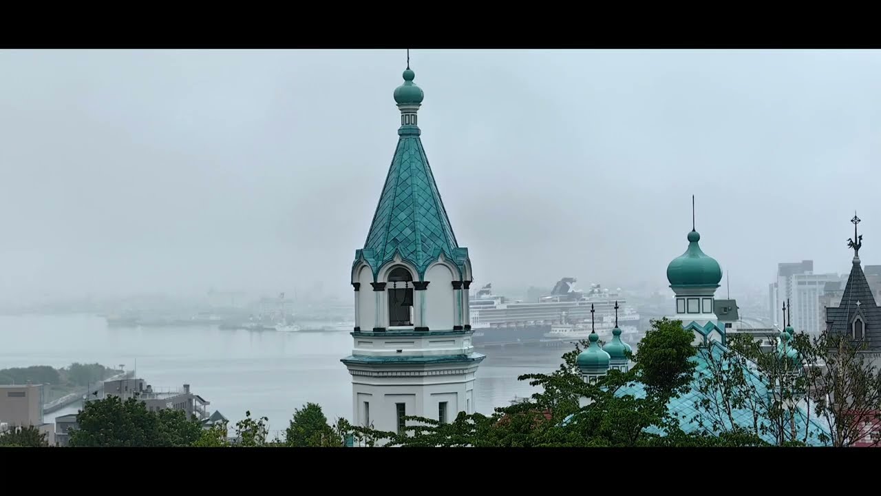 Hakodate, the American Navy ships first break into Japan