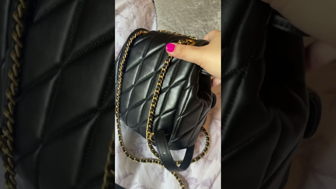 Coach quilted tabby backpack