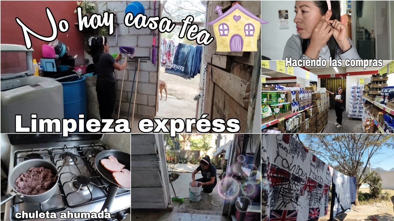 No hay casa fea 🏡 Limpieza expréss ✅ Haciendo las compras 💪