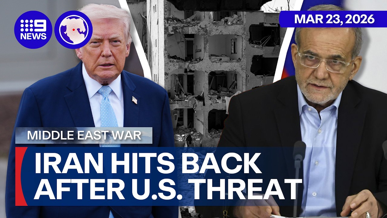 'Completely closed': Iran to strangle oil supply after Trump's ultimatum | 9 News Australia