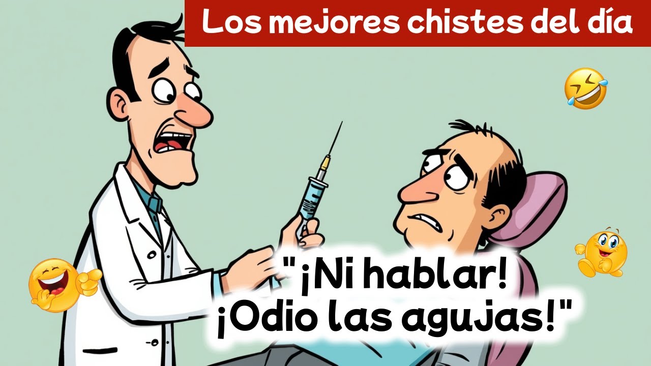 El dentista entra con una aguja grande ... Los mejores chistes del día. Si Te Ries Pierdes.