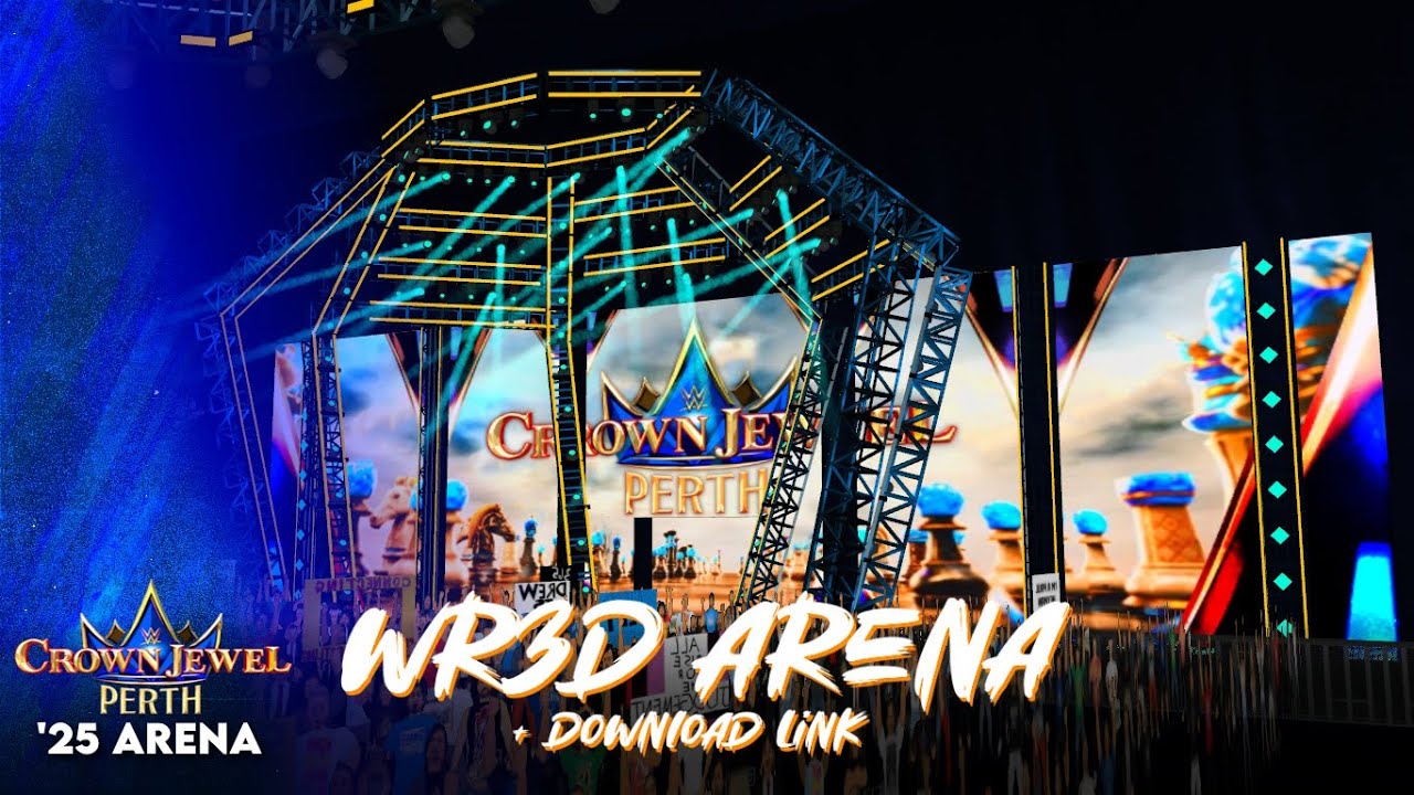 WWE Crown Jewel 2025 Arena For WR3D | WR3D By SD Frevr
