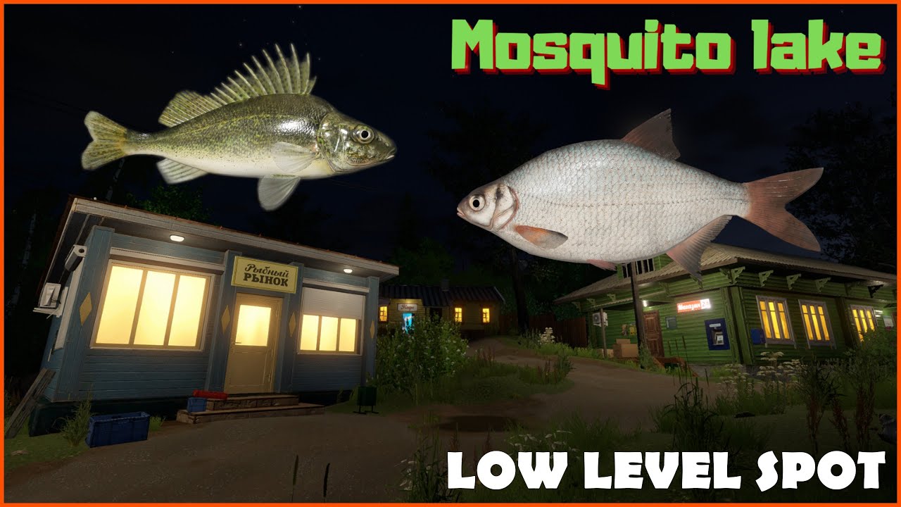 Mosquito lake komarówka LOG #1 Russian Fishing 4