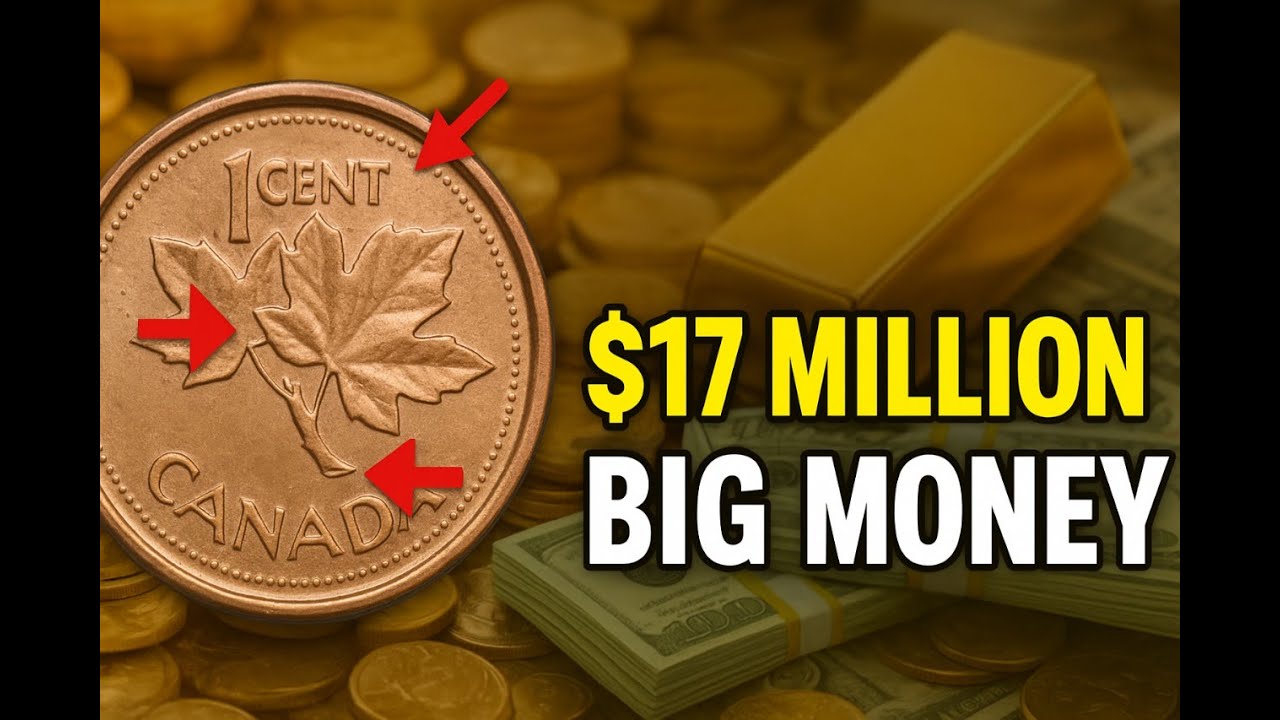 Search Your Change! Rare Canadian One Cent Coin With Errors Could Make You a Millionaire Today