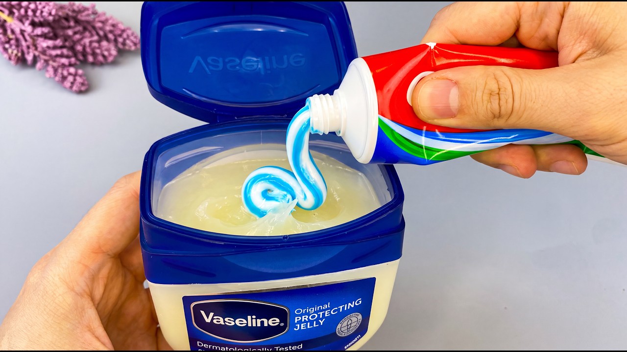 Just Mix the Toothpaste with Vaseline and you will be Amazed at the Result!