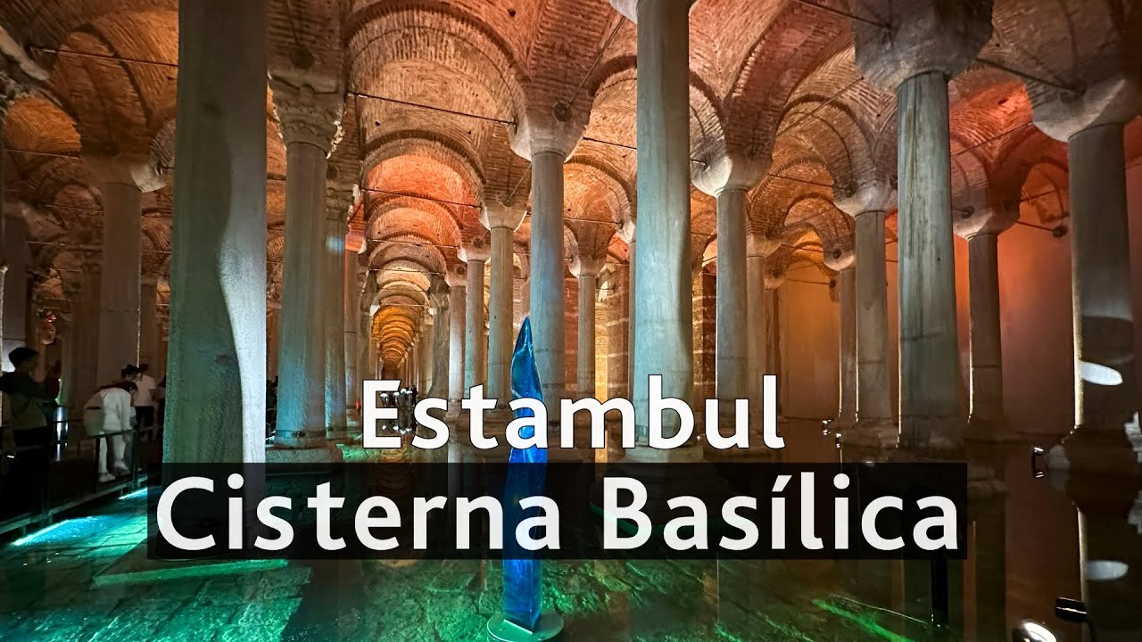 La Cisterna Bas&iacute;lica de Estambul, Turqu&iacute;a 💧🇹🇷