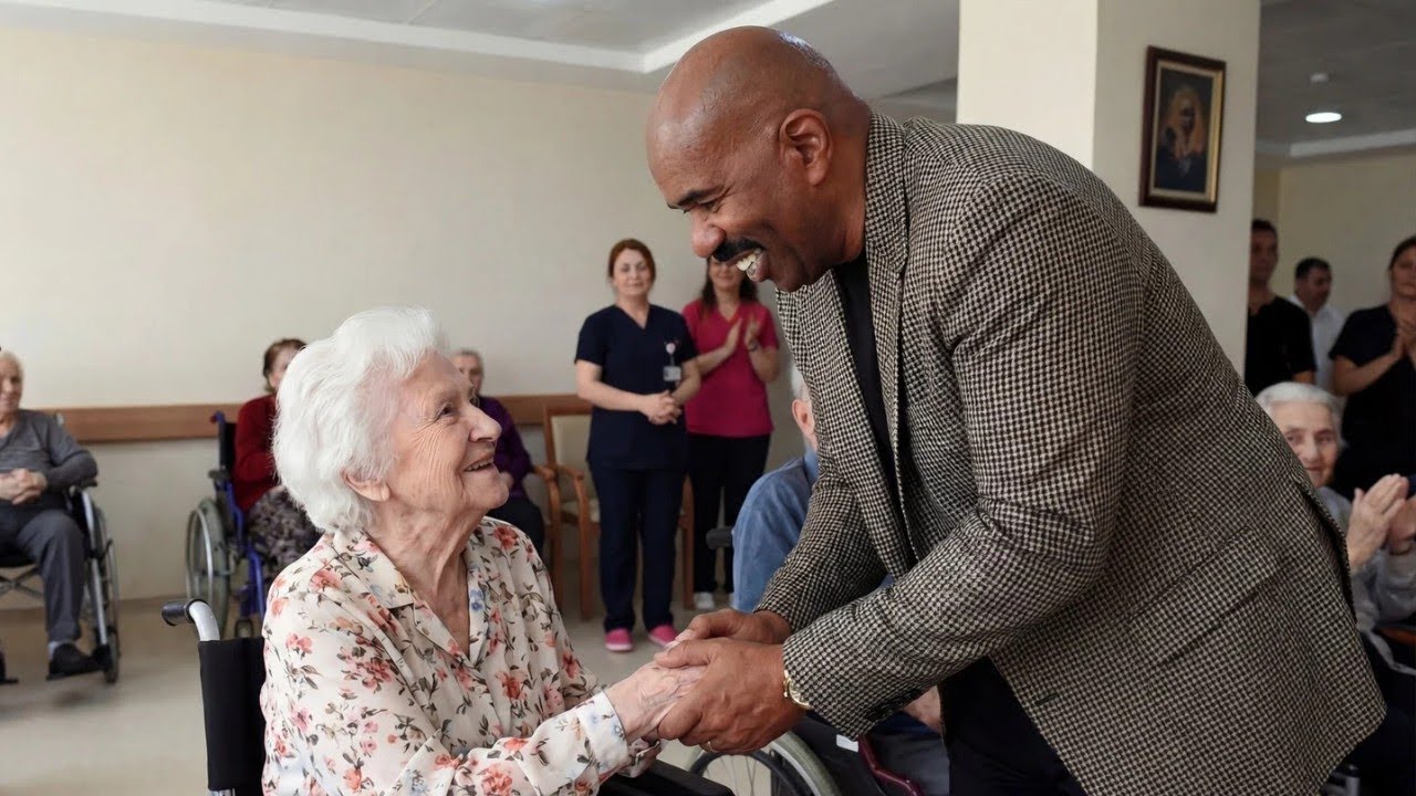 Steve Harvey visited the nursing home, and what happened afterward brought everyone to tears.